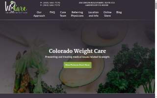 Colorado Weight Care website