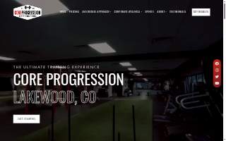 Core Progression Elite Personal Training of Lakewood website