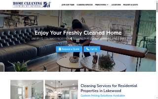 Home Cleaning Centers of America website