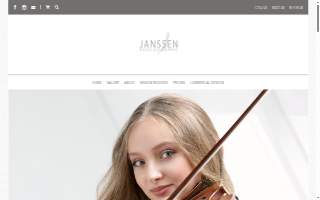 Janssen Photography website