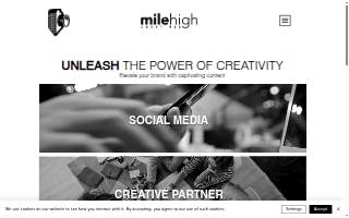 Mile High Creatives website