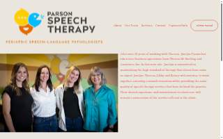 Parson Speech Therapy website