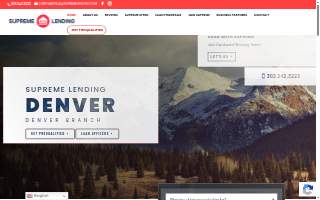 Supreme Lending Denver of Lakewood website