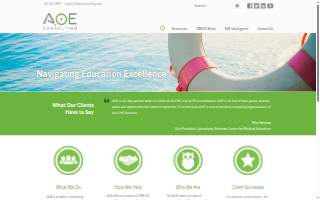 AOE Consulting website