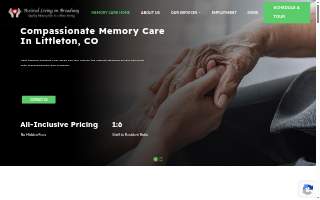Assisted Living on Broadway website