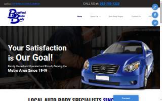 Bradford Auto Body Inc website