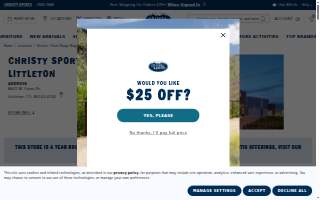 Christy Sports Littleton website