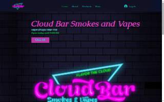 Cloud Bar Smokes and Vapes website
