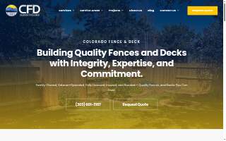 Colorado Fence And Deck of Littleton website