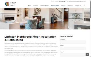 Colorado Hardwood Floors of Littleton website