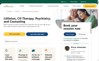 Counseling Littleton website