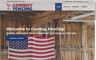 cowboy fencing website