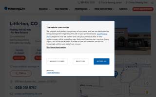 HearingLife of Littleton CO website