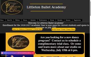 Littleton Ballet Academy website