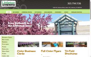 Littleton Print & Copy website
