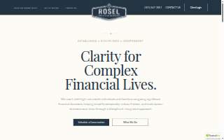 Rosel Wealth Management of Littleton website