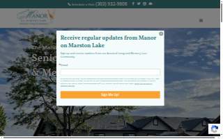 The Manor on Marston Lake of Littleton website