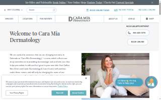 Cara Mia Dermatology website