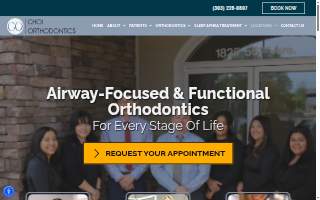 Choi Orthodontics of Lone Tree website