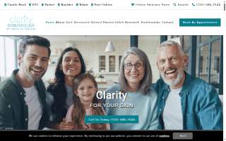 Clarity Dermatology website