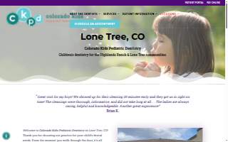 Colorado Kids Pediatric Dentistry website