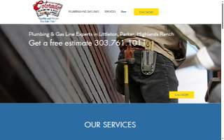 Colorado Plumbing and Gas Lines website