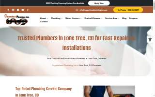 Copperhead Plumbing Inc website