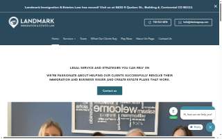 Landmark Immigration & Estates Law website