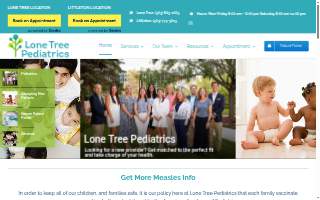 Lone Tree Pediatrics (OnPoint Medical Group) website
