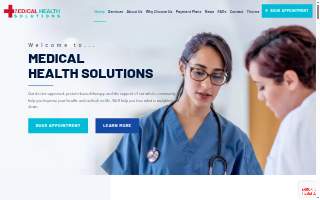 Medical Health Solutions of Lone Tree website