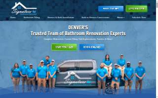 Signature Bathroom Remodel of Lone Tree website
