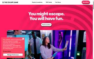 Escape Adventures Escape Room website
