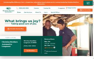Christian Brothers Automotive Longmont website