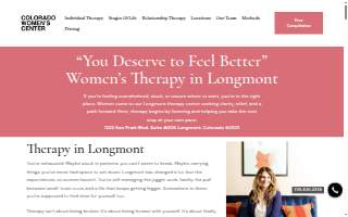 Colorado Women's Center - Longmont website