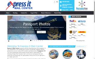 Express It Mail Center website