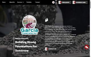 Garcia Concrete website