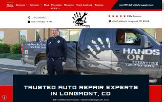 Hands On Auto Tech website