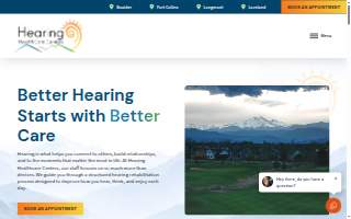 Hearing HealthCare Centers of Longmont website