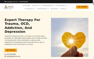 Ignite Counseling Colorado - Longmont website