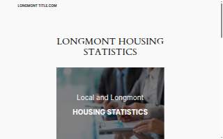 Longmont Title website