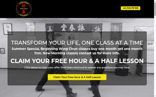 Longmont Wing Chun Academy website