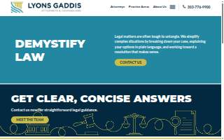 Lyons Gaddis website