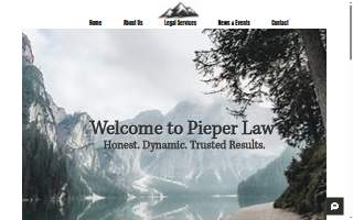 Pieper Law LLC website