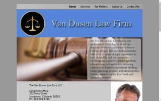 The Van Dusen Law Firm LLC website