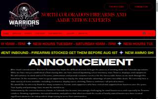 Warriors Revolution website