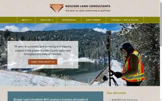 Boulder Land Consultants website