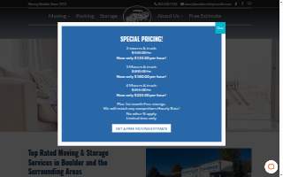 Boulder Valley Transfer Moving website