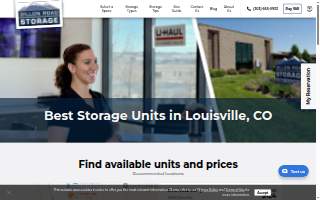Dillon Road Storage website