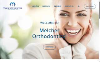 Melcher Orthodontics website