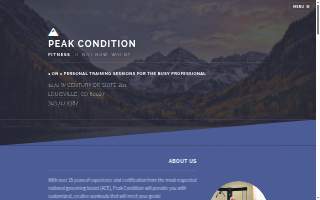 Peak Condition website